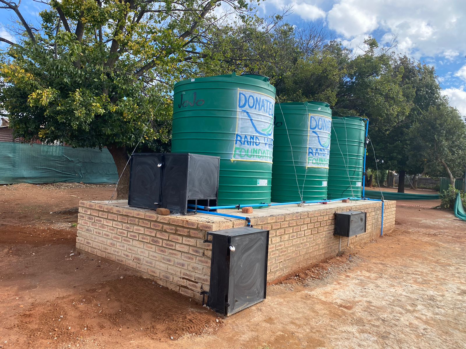 Completed storage & control installation